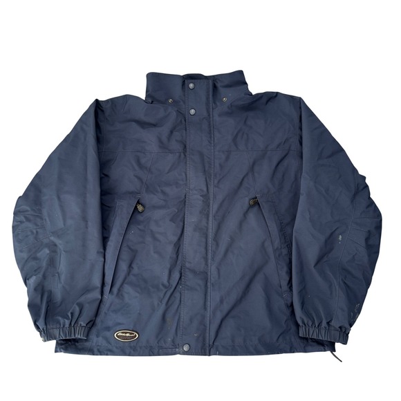 Eddie Bauer Other - Eddie Bauer EBTEK Gore-Tex Men's Navy Blue Windbreaker Zip Outdoors Jacket XL